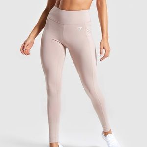 High waisted Gymshark dreamy leggings in taupe